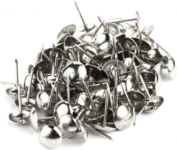 Комплект для оббивки дверей шкірозамінник з поролоном і цвяхами коричневий 