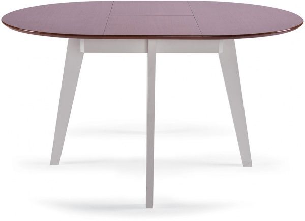 Стол обеденный Pavlik Марс дуб натуральный/белый 