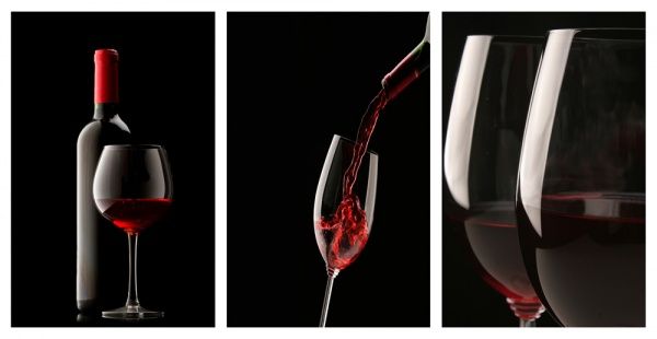 Картина модульная 4009 Вино 100x53 см 