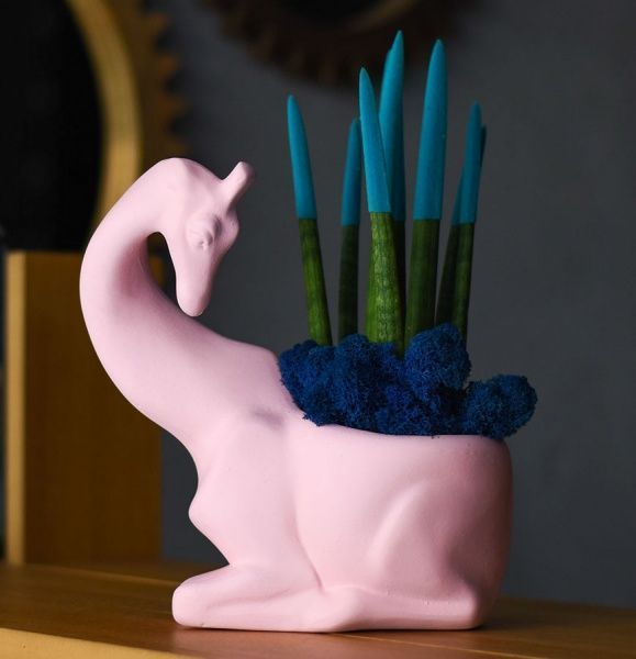 Кашпо Animal Land Жираф розовый Дон Пион