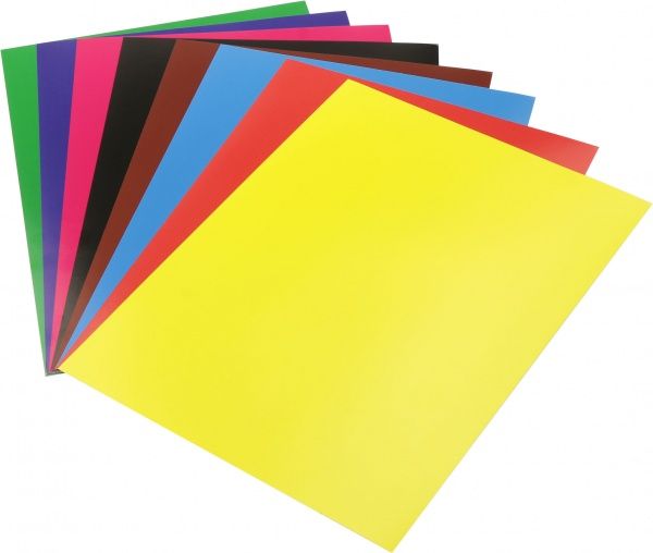 Картон цветной А4 односторонний 8 листов Mandarin