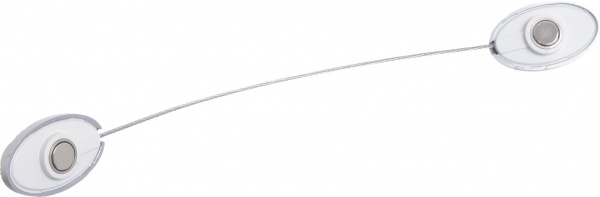 Магнит для штор MG-253 матовое серебро Majestic