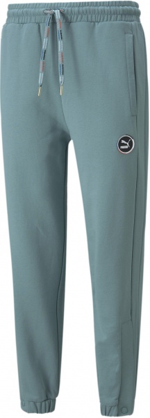 Штани Puma T7 GO FOR Sweatpants TR 53417650 р. M бірюзовий