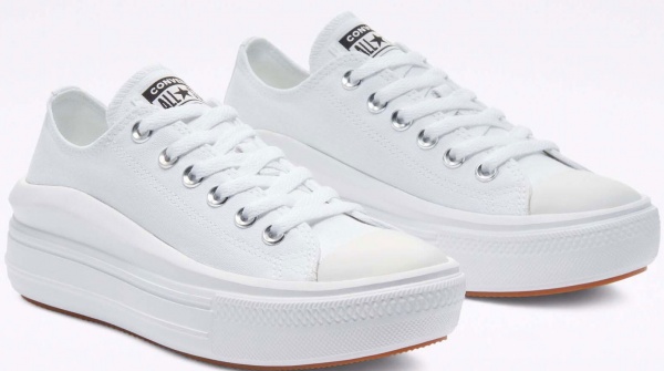 Кеди Converse CHUCK TAYLOR ALL STAR MOVE CANVAS PLATFORM 570257C р.38 білий