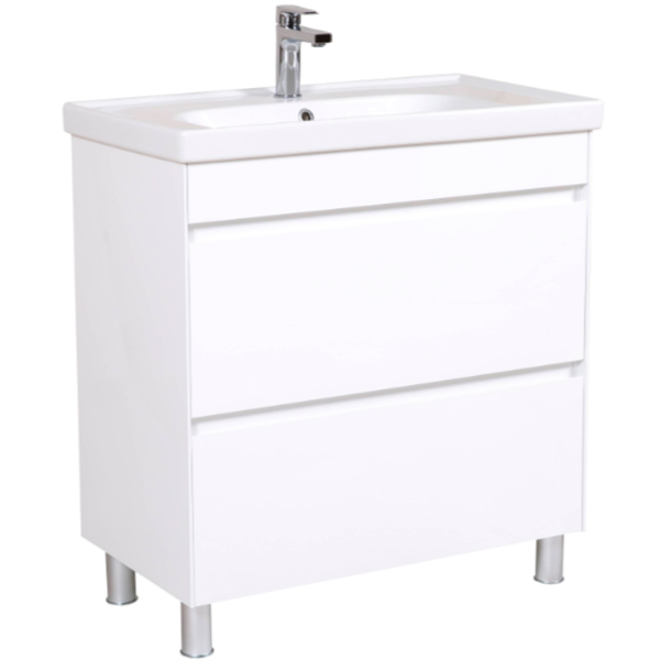 Тумба напольная Aqua Rodos Валенсия 80 с умывальником Frame АР000040210