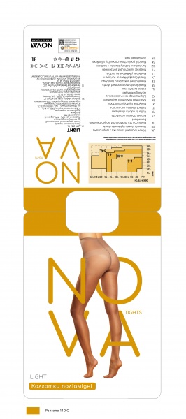Колготки жіночі Nova Light 20 den р. 3 чорний