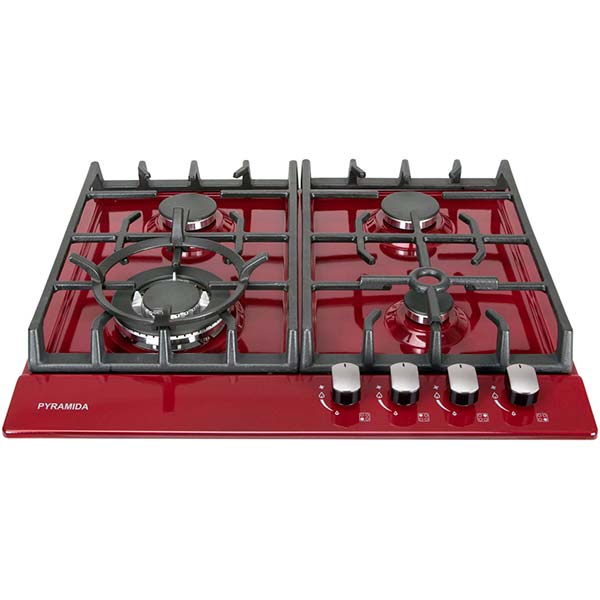 Варильна поверхня газова Pyramida PFE 643 Luxe burgundy