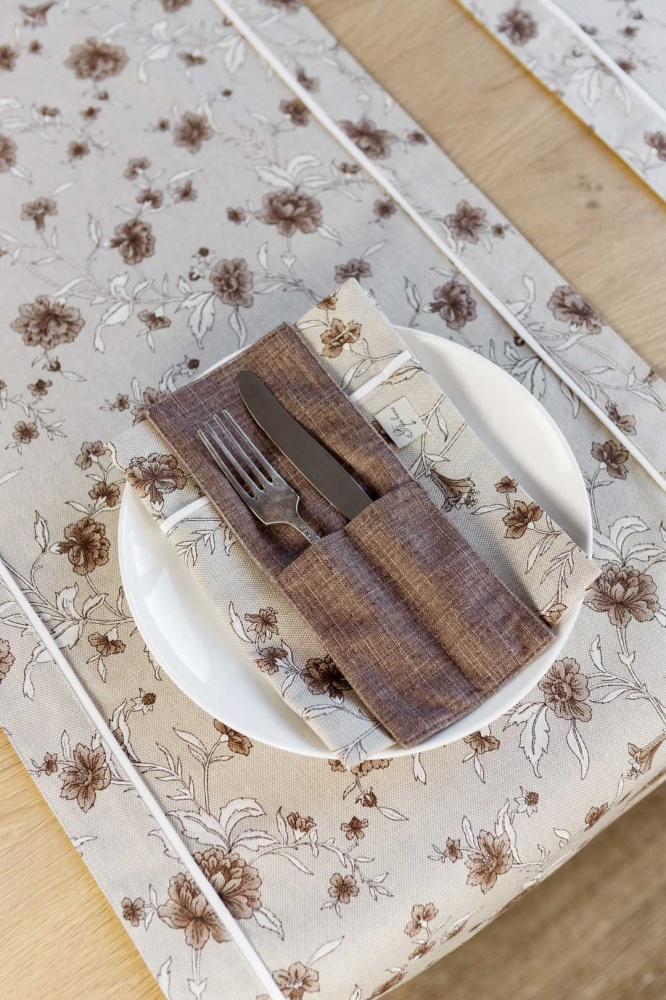 Чехол для приборов Прованс Сappuccino Коричневый 10x24 см