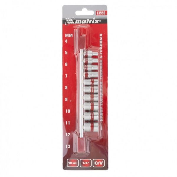 Набор головок 1/4