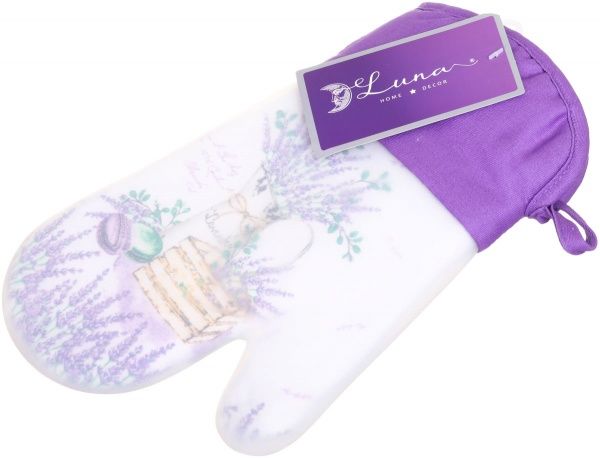 Прихватка силіконова лаванда 18x30 см Luna 