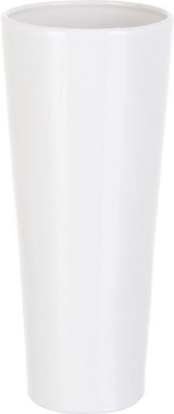 Ваза керамическая белая с рисунком Эвкалипт 703-30 Eterna