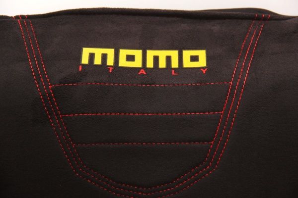 Комплект чехлов на сиденья Fodera Univ MOMO SC034BR черный с красным