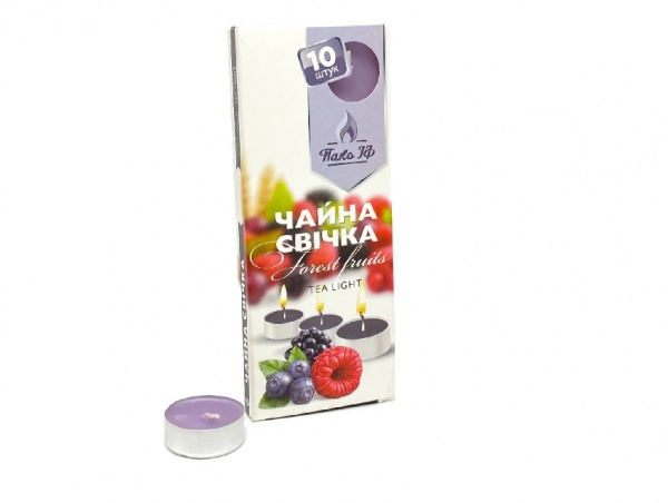 Набір чайних свічок Лісова ягода 10 шт. А10 Pako-If