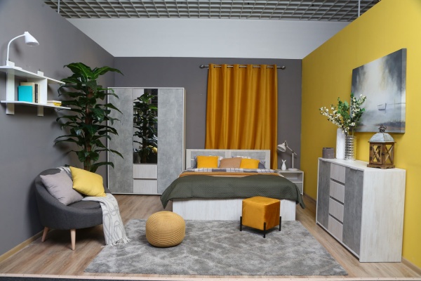 Шкаф Фонте ФН-Шк-3-2 артвуд светлый/ателье светлое 