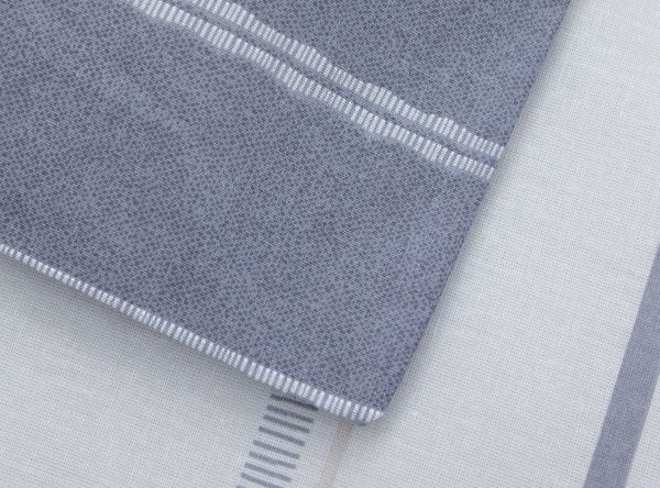 Комплект постельного белья Salou семейный серый UP! (Underprice) 