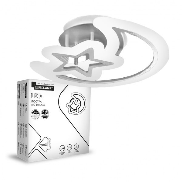 Люстра світлодіодна Eurolamp круг A46 білий LED-LR-116-A46(white) 