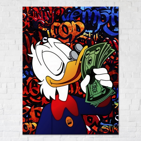 Постер The Smell Of Money 50x65 см Brushme 