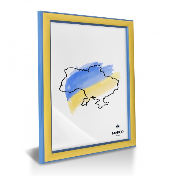 Рамка Marco 2313 1 фото 21х30 см синій із жовтим 