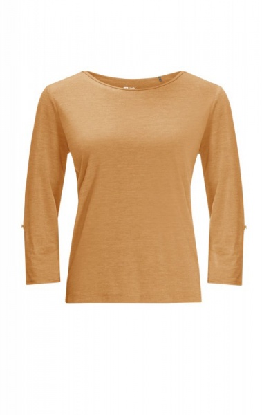 Футболка Jack Wolfskin CORAL COAST 3/4 T W 1806532_3084 р.S жовтий