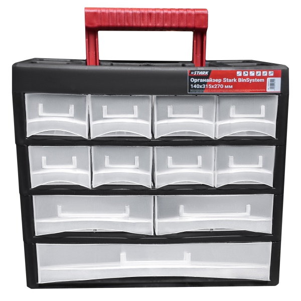 Органайзер для мелких деталей Stark BinSystem 140x315x270 мм 100006419 