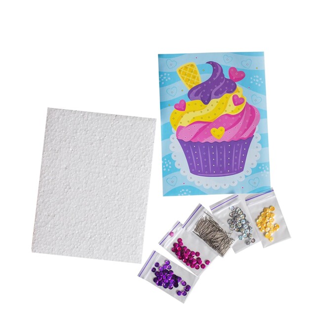 Набор Ранок Картина из пайеток Пирожное 477247