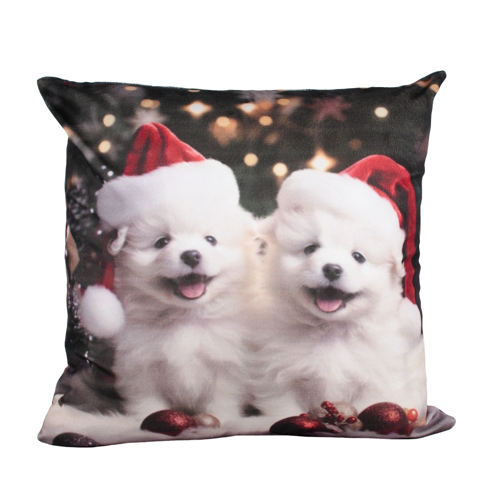 Подушка декоративная Happy dogs 45x45 см мультиколор La Nuit