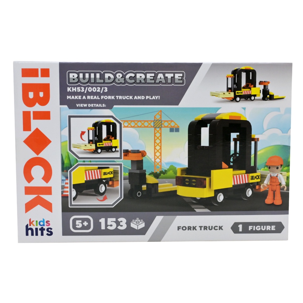 Конструктор Shantou IBLOCK JUNIOR 153 дет. KH53/002/3