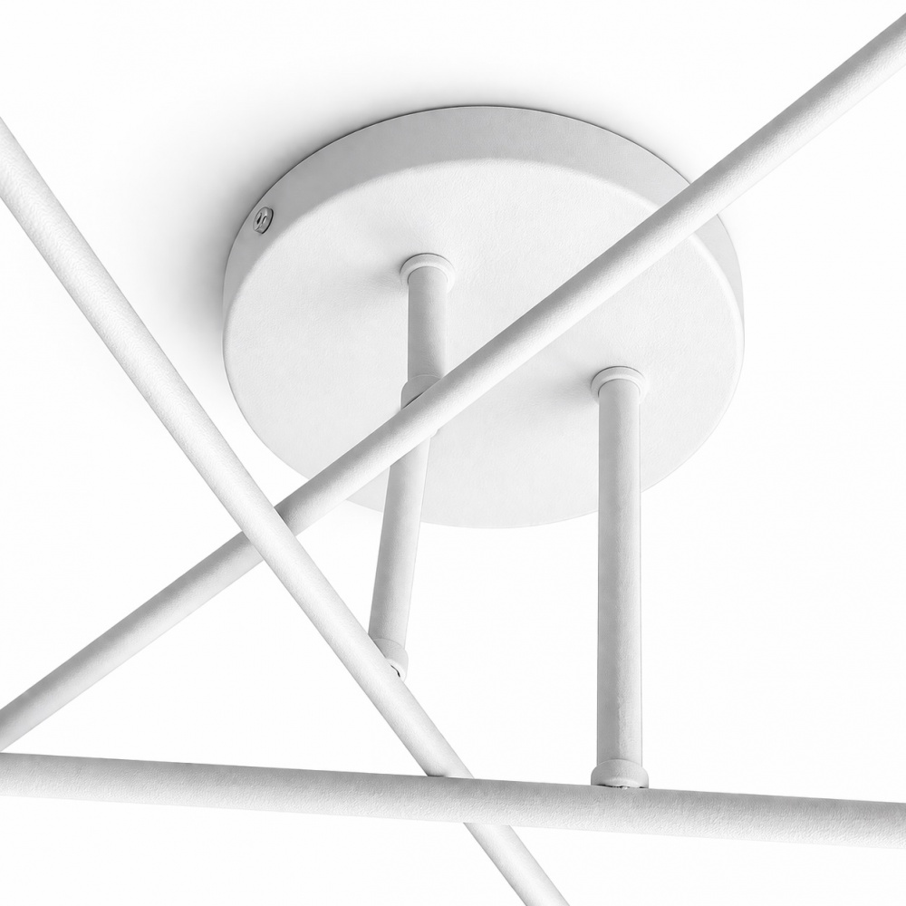 Люстра стельова LIGHT SET DOVIRA 6x12 Вт GX53 білий/димчатий