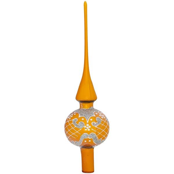 Верхівка скляна глянцева d70 мм золотий  