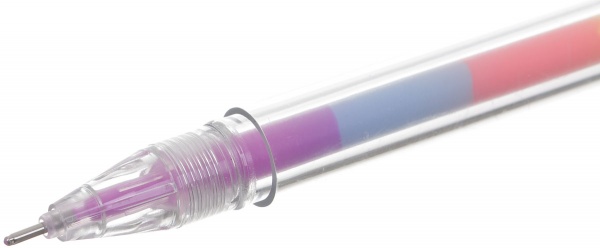 Ручка гелевая Радуга зеленая разноцветная 