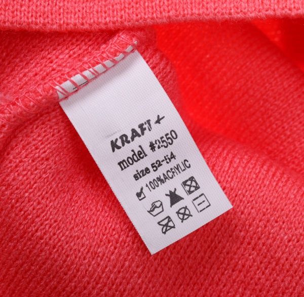 Шапочка детская для девочки Kraft+ арт. 2550 р.52-54 персик 