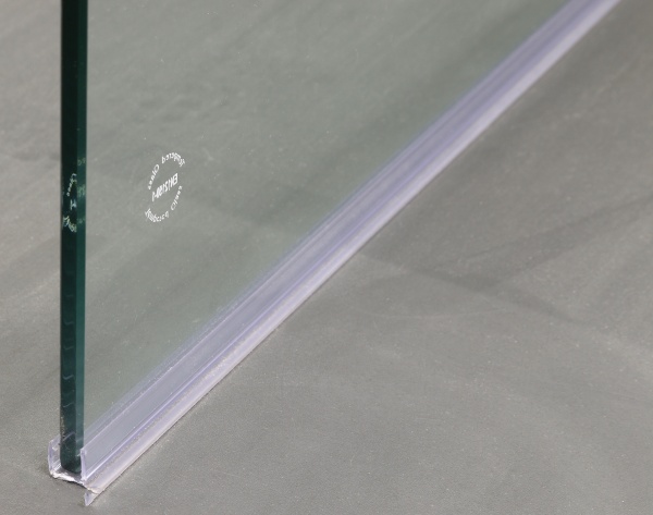 Стінка душова EGO Walk-in LITE BLACK 1000x1900 мм 