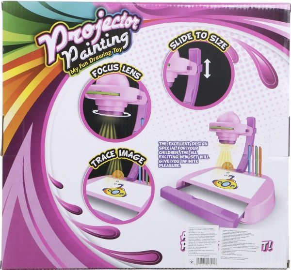 Столик для рисования Shantou с подсветкой розовый 2222251578017