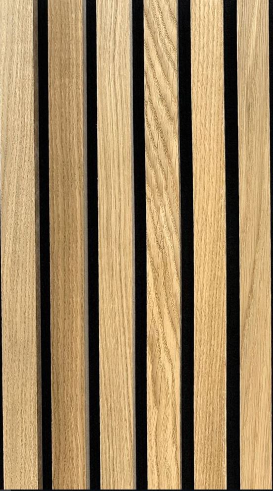 Рейкова панель акустична ПлиТТоргСервіс 17х300х600 мм дуб 0,36 м.кв.