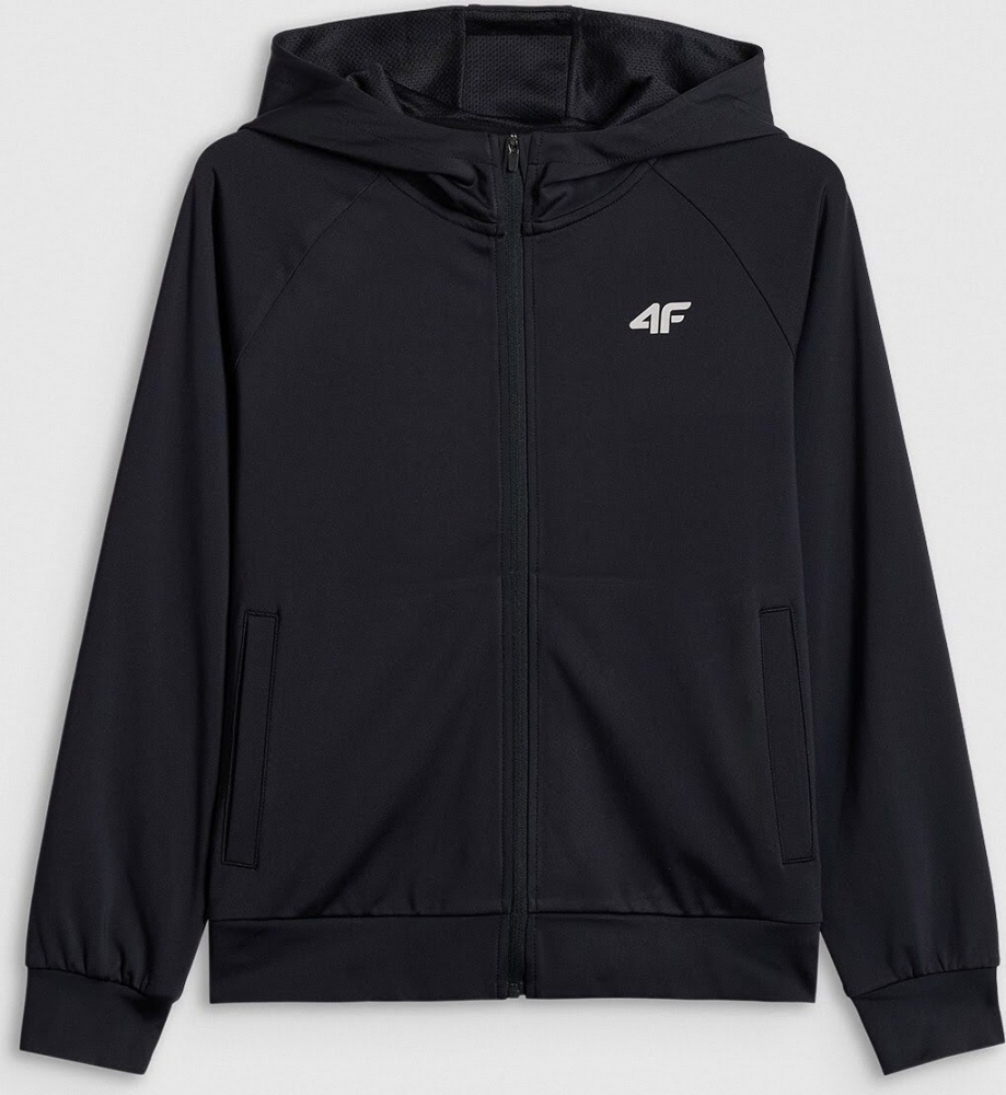 Футболка 4F SWEATSHIRT FNK M690 4FJWSS26TFSWM690-20S р.134-140 чорний