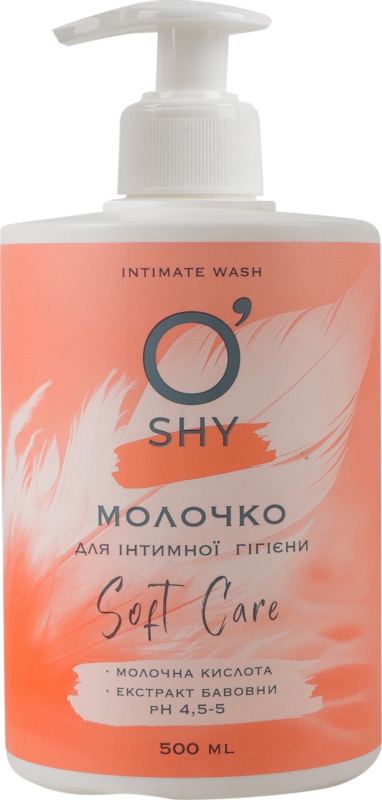 Молочко для интимной гигиены O'SHY Soft Care 500 мл