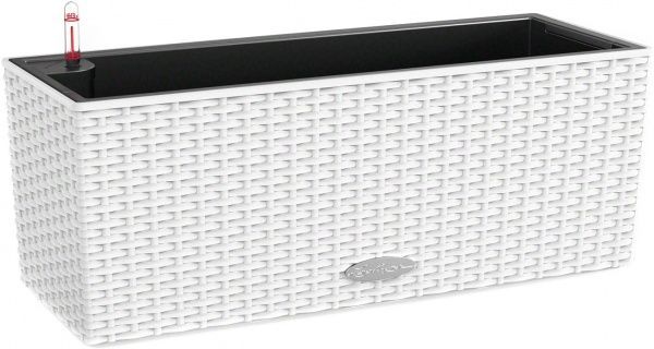 Ящик балконный Lechuza Balconera Cottage 50 15600 прямоугольный 18,1л белый 
