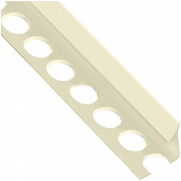 Кутник для плитки TIS внутрішній ПВХ 80,12,0177 8 мм 2,5м жасміновий