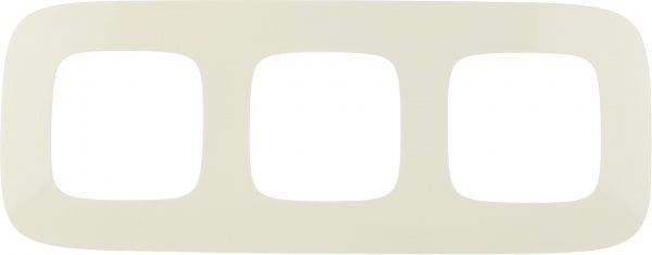 Рамка трехместная Legrand Allure универсальная кремовый 754313