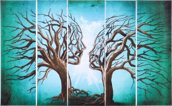 Картина модульна 5 частин Романтика 630 118x80 см Е0094 