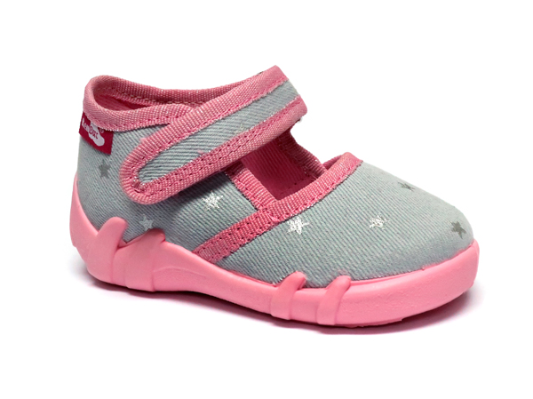 Капці дитячі RenBut Зірки р.26 сірий 13-105_P-1322-26 