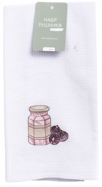 Набір рушників кухонних вафельних Варення 2 шт. 167166 45x60 см в асортименті Homeline 