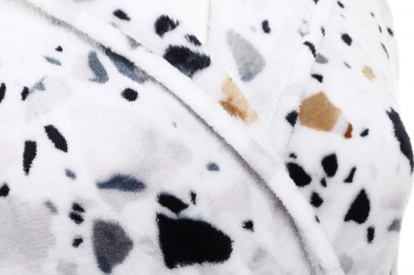 Халат с микрофибры La Nuit Terrazzo р. L серый с принтом