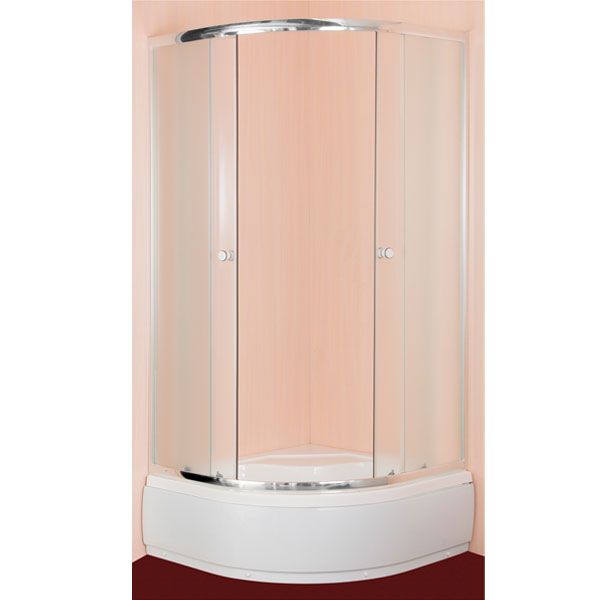 Душевая кабина King Sun ЭКО-165 80x80x195 профиль хром стекло матовое