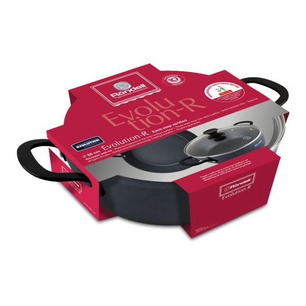 Сотейник с крышкой Evolution-R 26 см RDA-799 Rondell