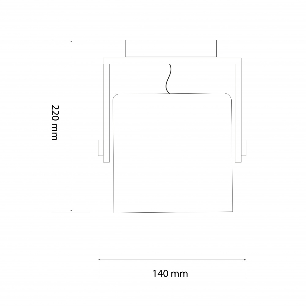 Бра LIGHT SET KONVALIA WLC 160 1xE27 черный/дерево