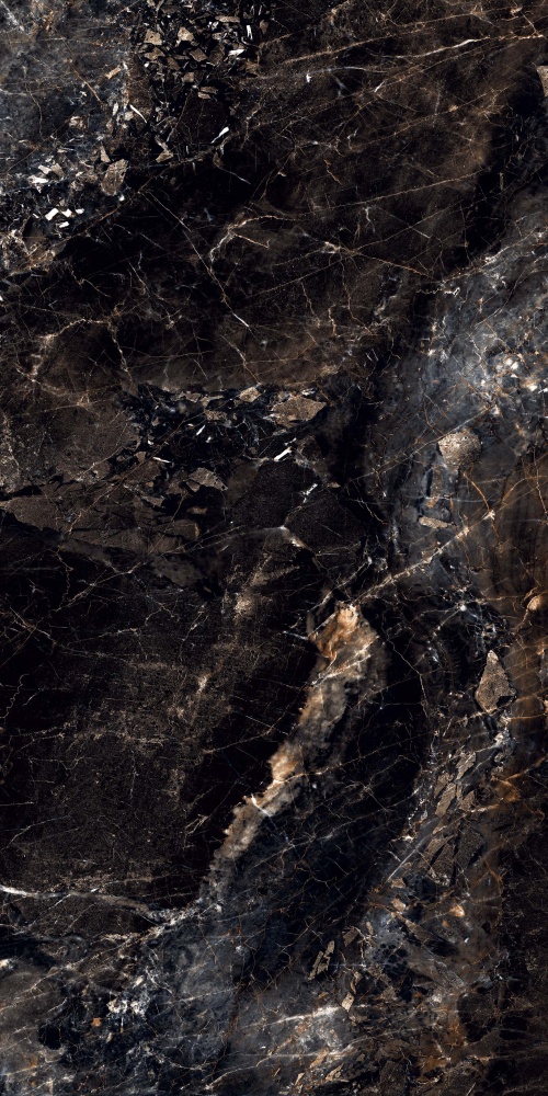 Плитка Cerossa Ceramica Allure black high glossy 60x120 см