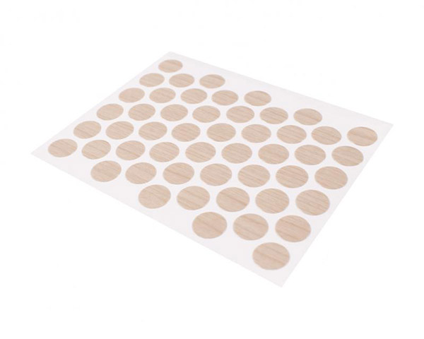 Заглушка на конфірмат самоклейка 50 шт. клен DC