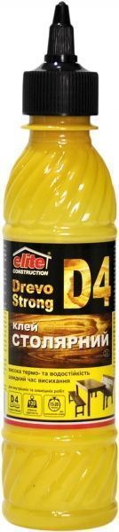 Клей для дерева Elite Construction Drevo Strong D4 0,25 л 