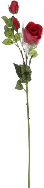 Растение искусственное Роза 73 см красная Девилон